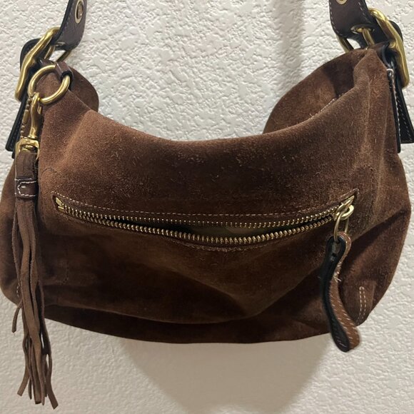 Coach Chocolate Brown Leather & Suede Purse – Style 1421 (2004) - Picture 4 of 5